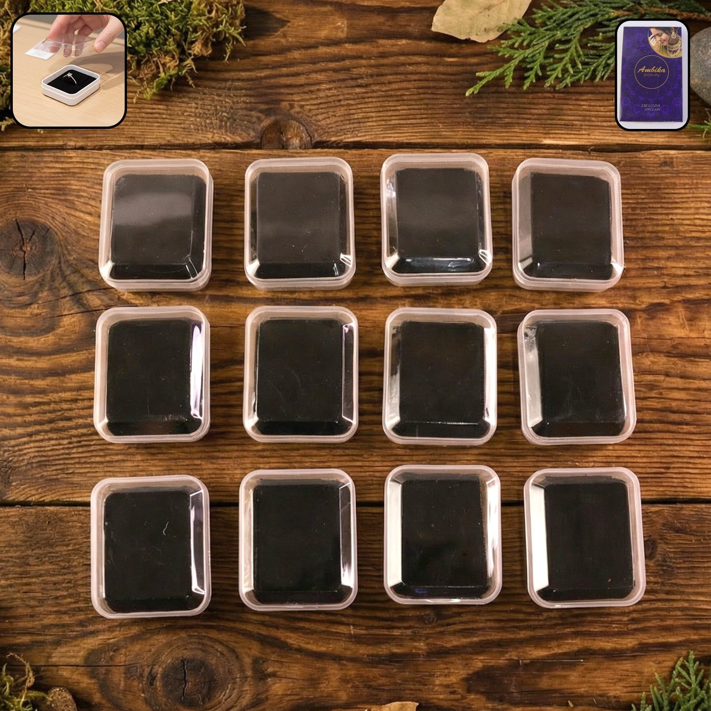 Ring Display Case Set