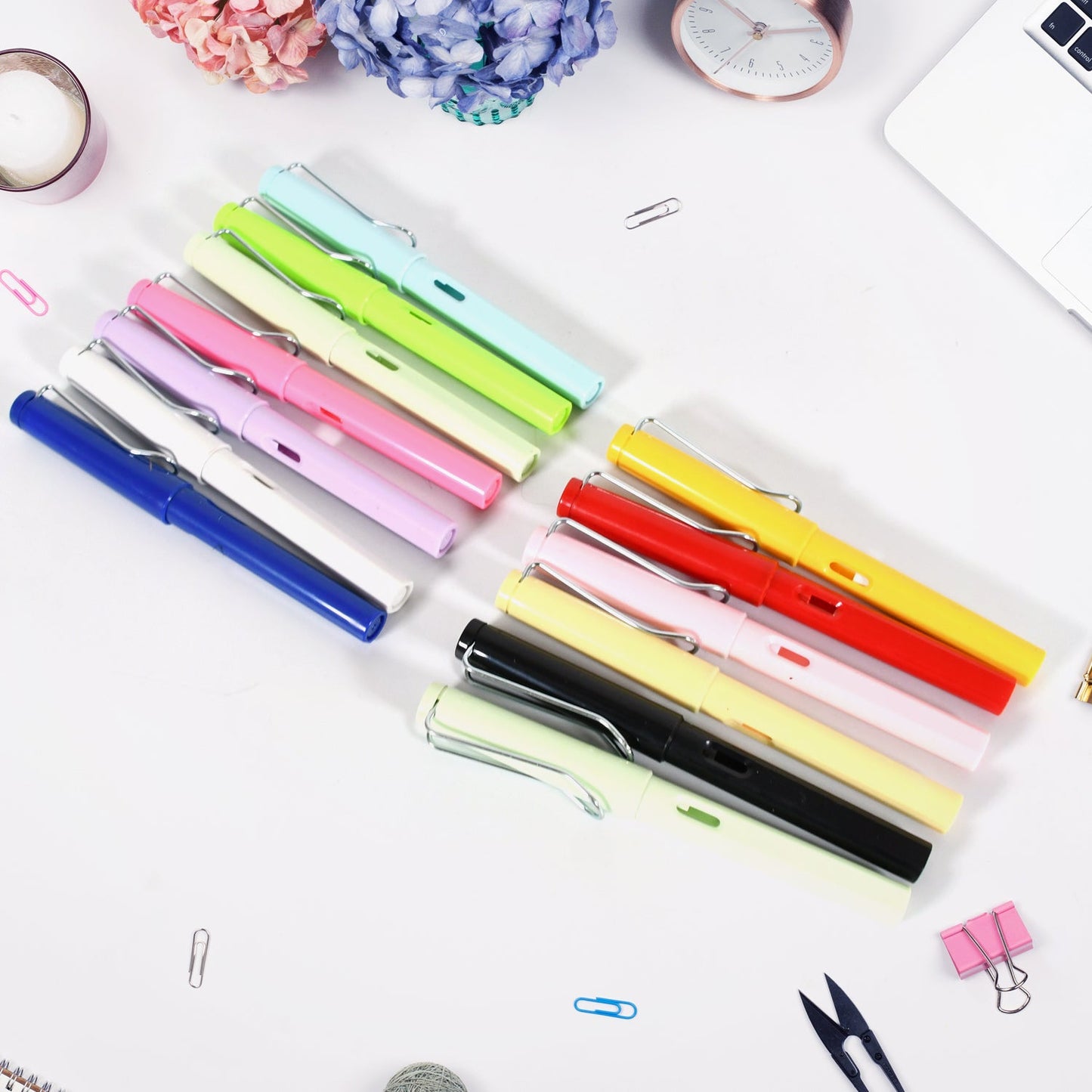2-in-1 Everlasting Magic Pencil with Replaceable Eraser (1 Pc / Mix Color)