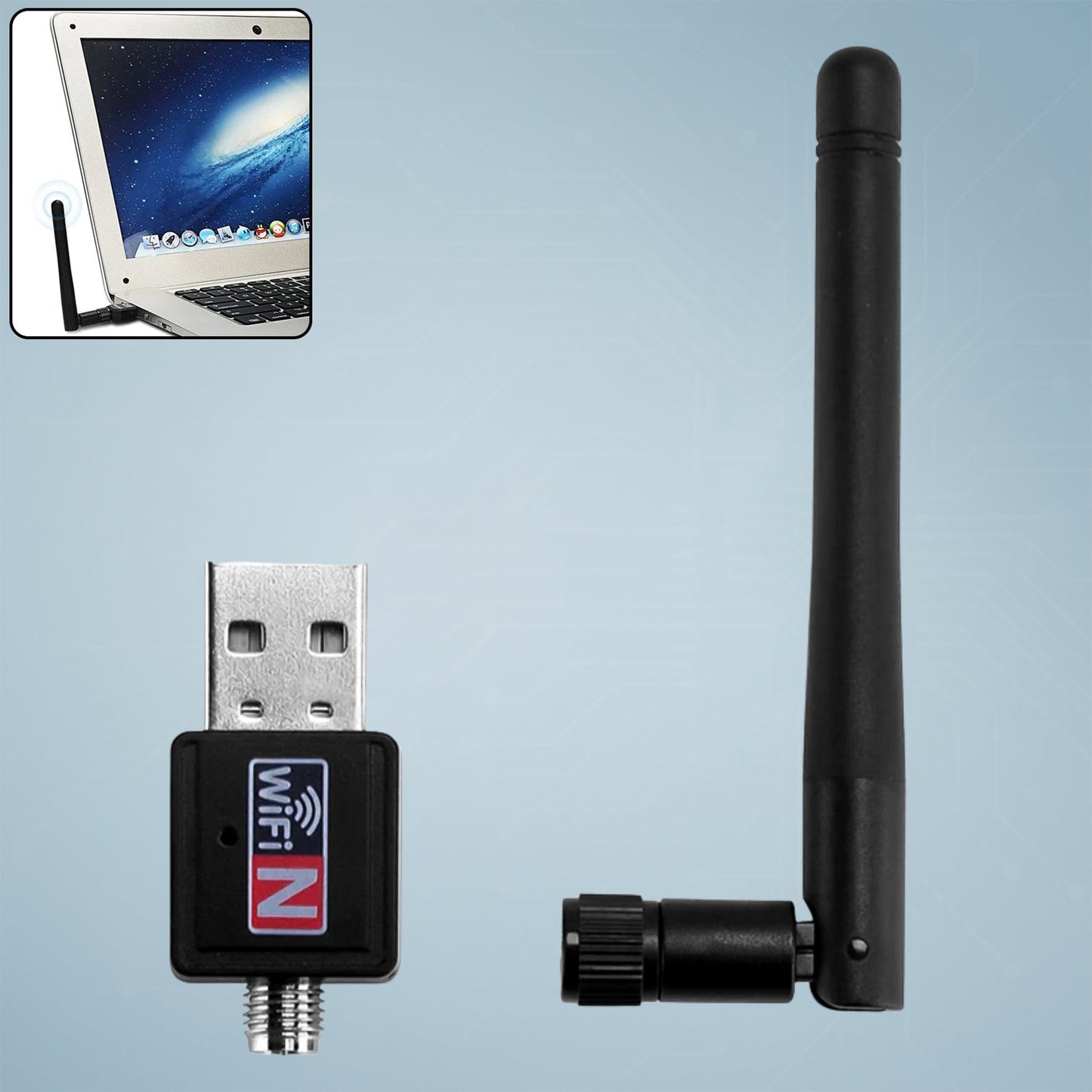 USB WiFi Receiver for Household and Office Daily Internet Use Suitable for People