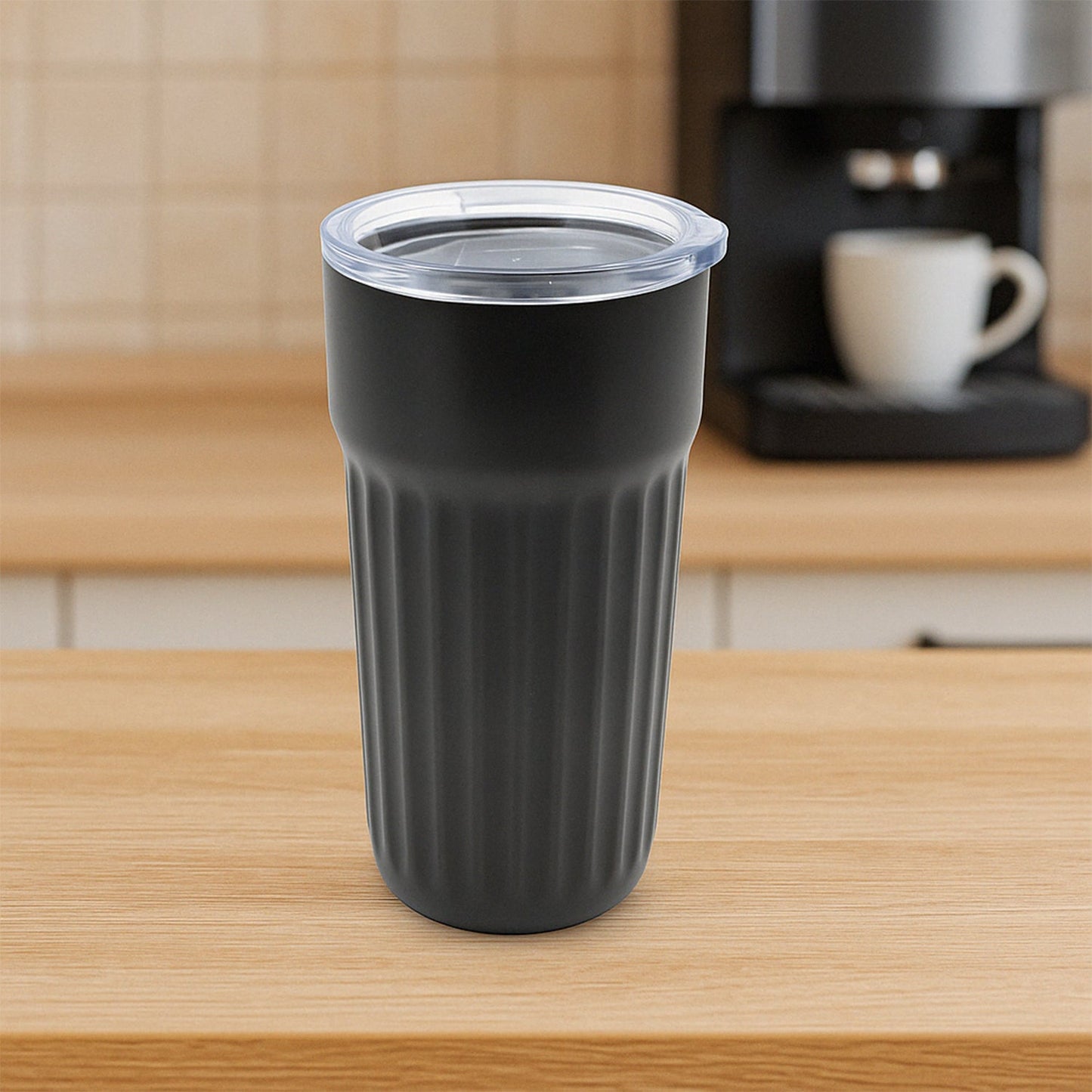 Stainless Steel Vacuum Insulated Travel Mug with Lid (1 Pc) - Coffee, Tea, Tumbler (1 Pc)