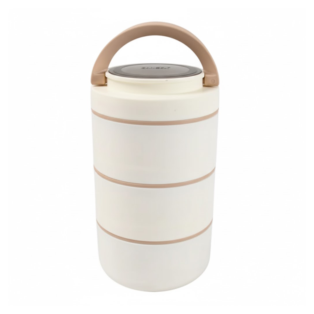 Ganesh Smart Stack 3 Layer Portable Lunch Box for Office, School, Picnic (3 Layer)