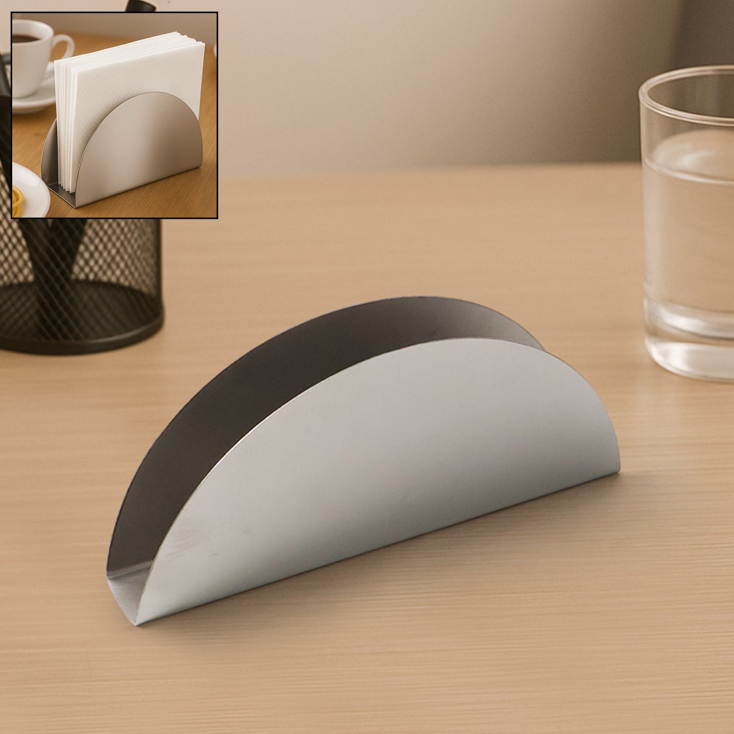 Stainless Steel Napkin Holder Stand