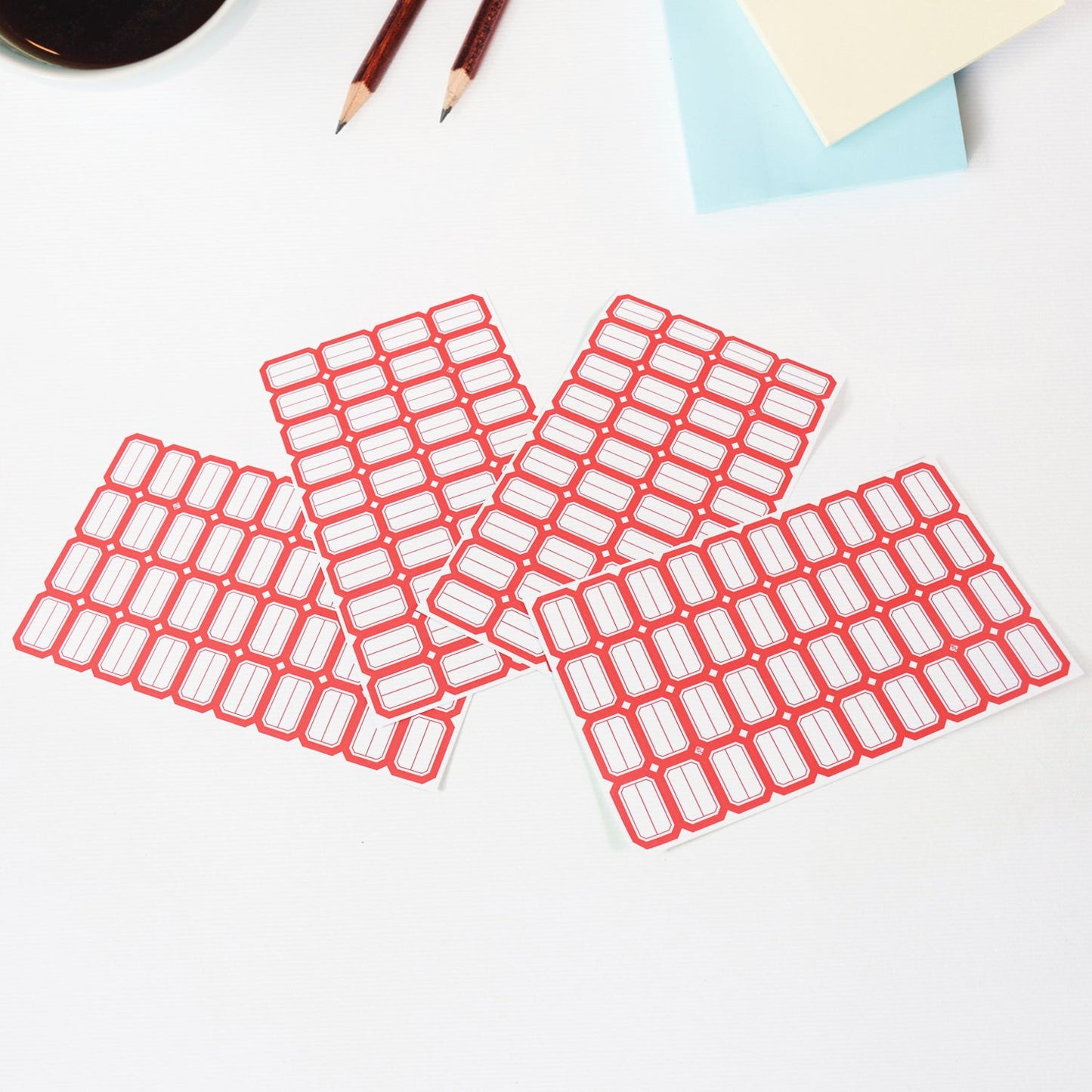 Multipurpose Blank Label Sticker Sheets
