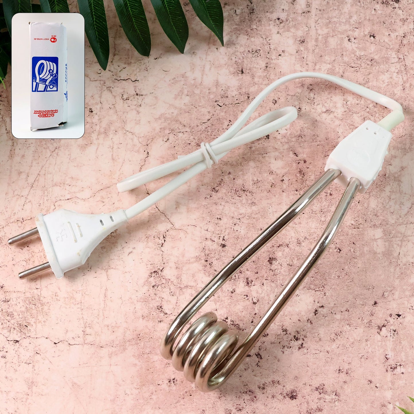 Immersion water heater rod