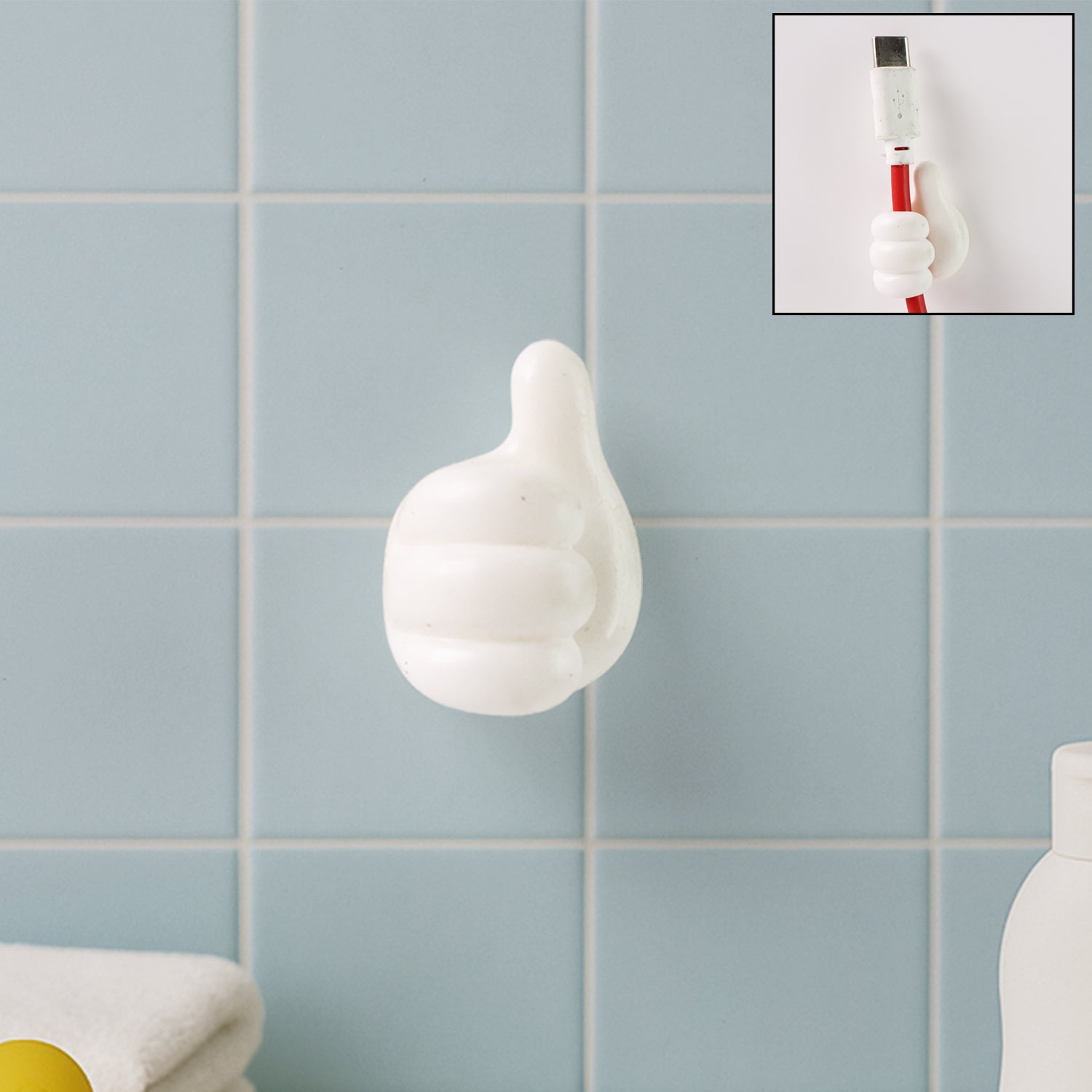 White Grip Hook