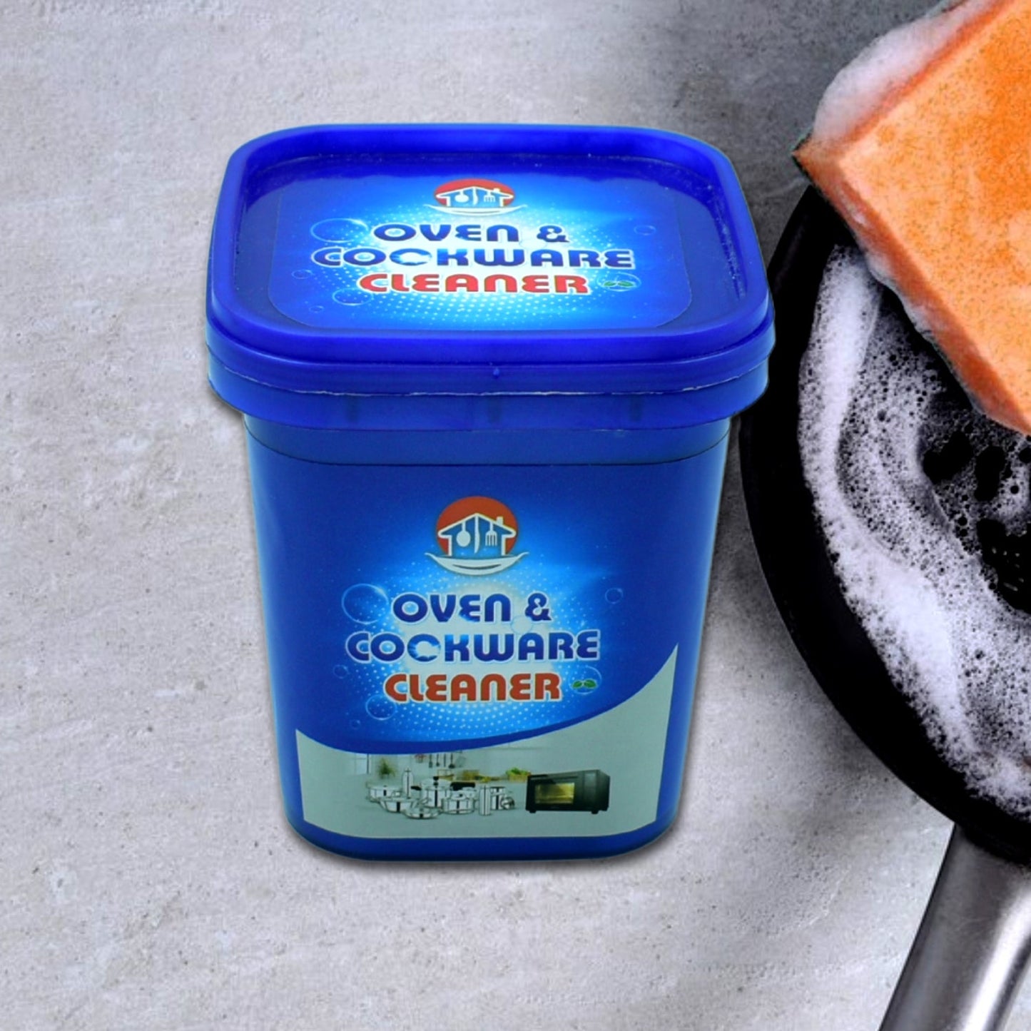 Universal Oven & Cookware Cleaner Powder – Stainless Steel, Pot Stain & Rust Remover
