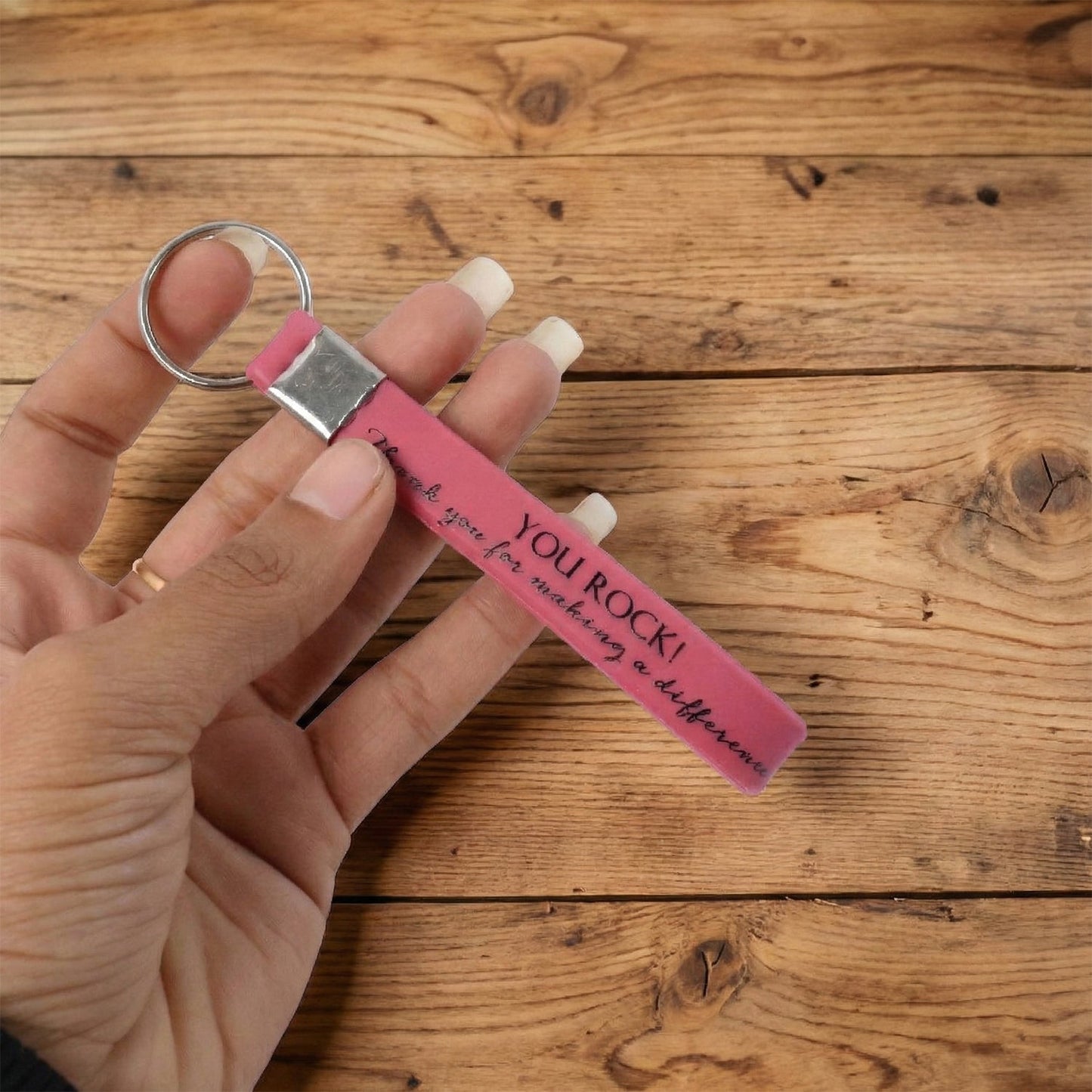 Silicone Strap Keychain