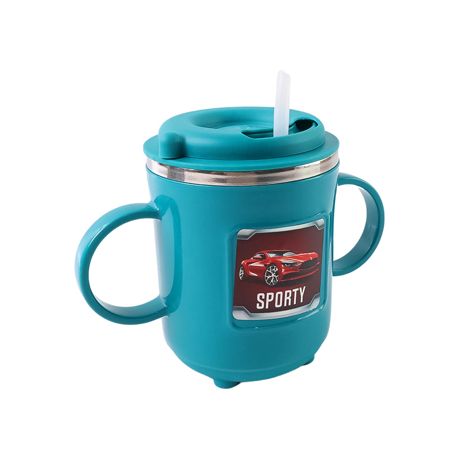 Dual Handle Straw Sipper 