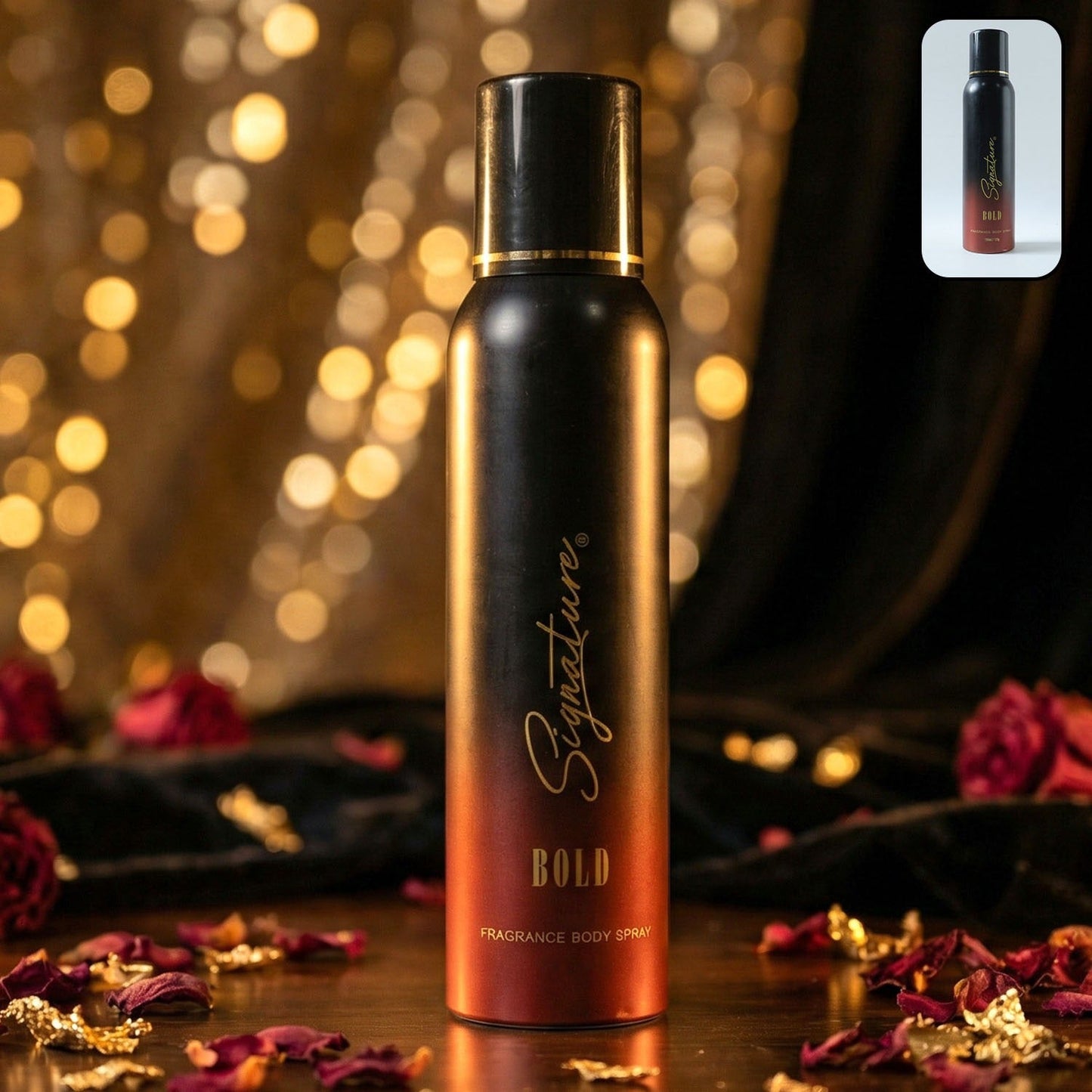 Signature bold fragrance body spray 150 ml bottle