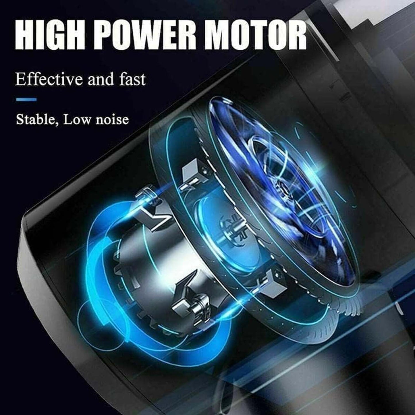 3 in 1 Mini Car Vacuum – Wireless, Rechargeable, Blower & Dust Cleaner for Car & Home