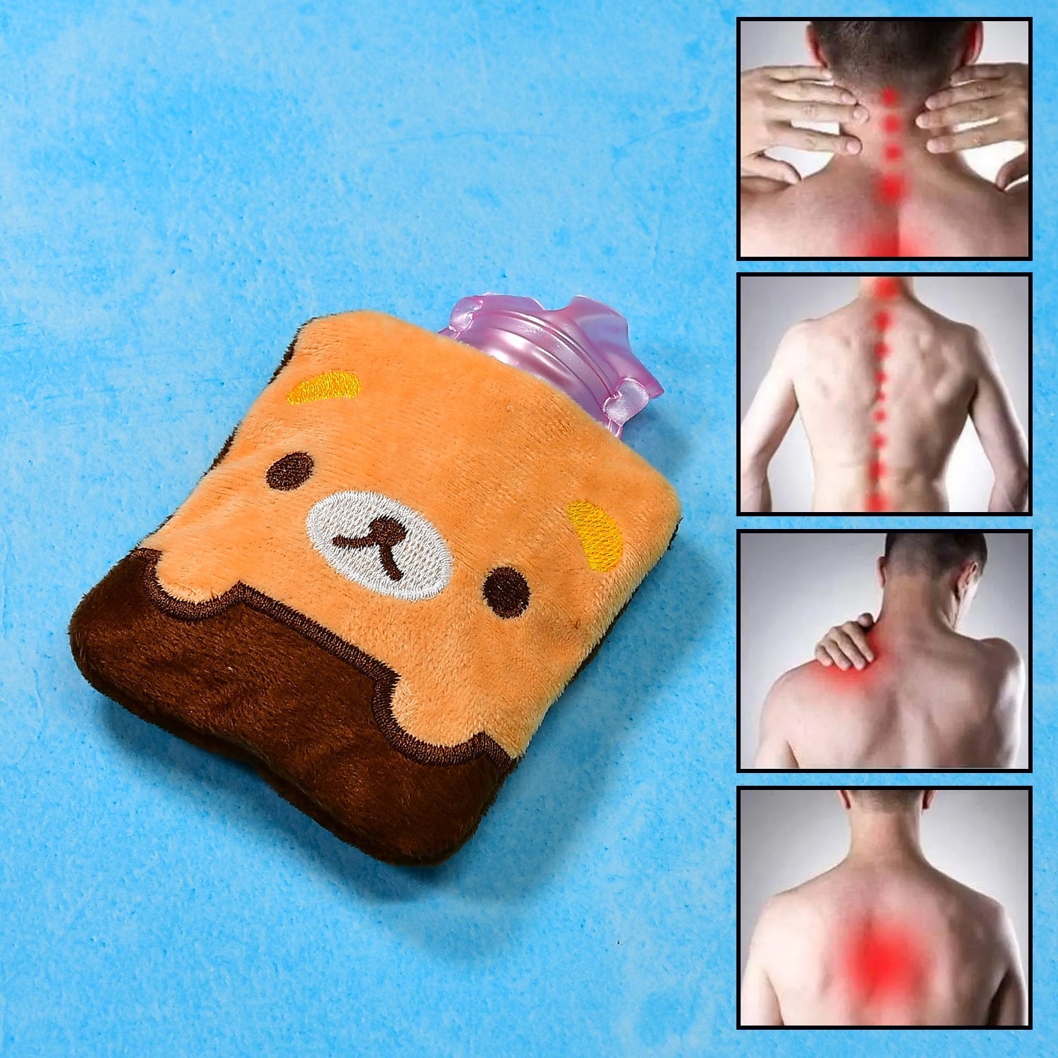 Panda Printed Small Hot Water Bag