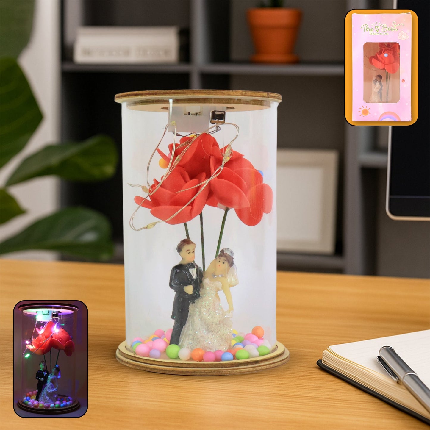 LED Rose Lamp