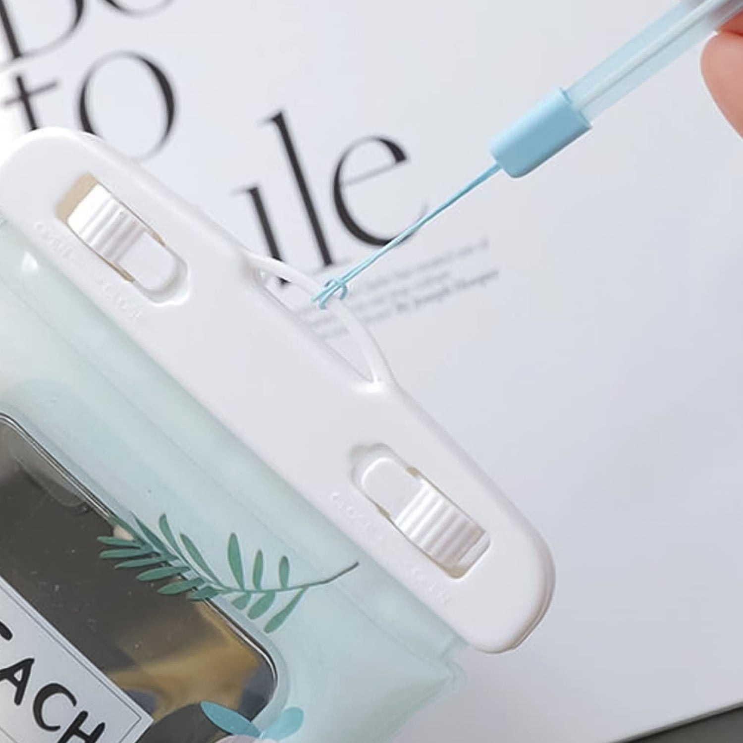 Clear Waterproof Mobile Pouch with Neck Strap